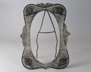 Antica Cornice Fotografica in Argento - Turchia